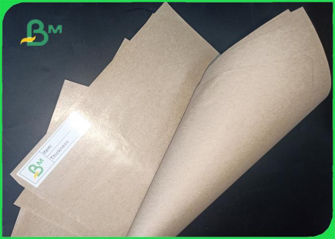 50gsm食糧パッキングのための純粋な木材パルプMGクラフト紙の茶色/白い色