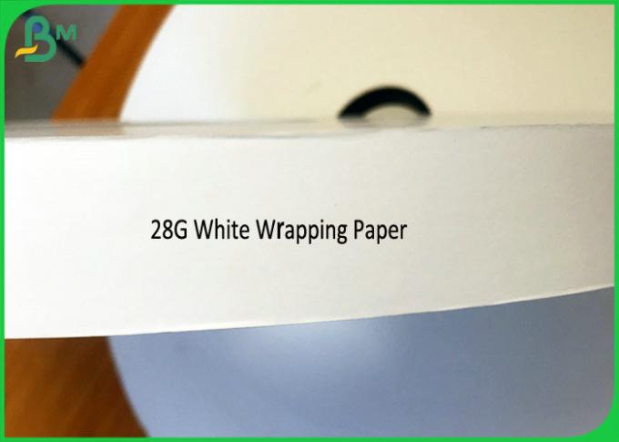 食糧インクは60G 15MMのわらのクラフト紙のFDA 28Gのわらの包装紙ロールを印刷した