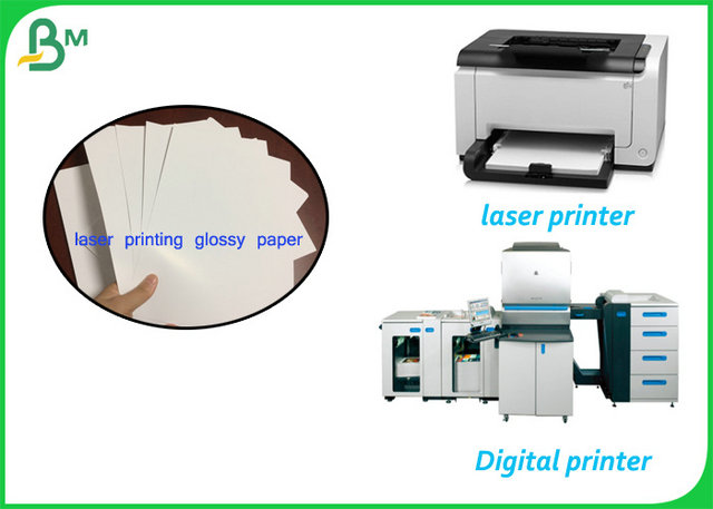 レーザープリンターによる印刷のデジタル印刷のために適した光沢のある塗被紙ロール150gsm 157gsm
