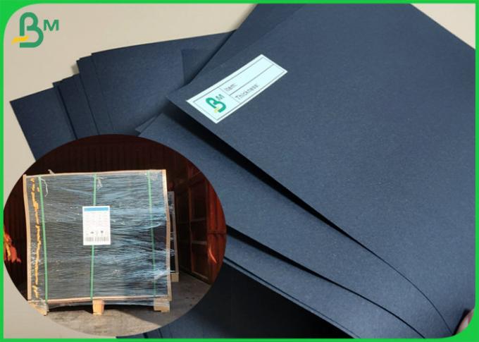 ギフトの包装のための再生利用できる250gsm 300gsmの無光沢の黒い板紙表紙シート