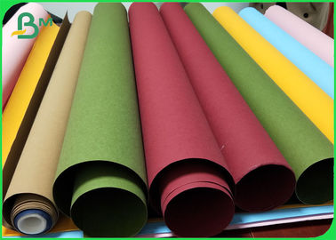 布のラベルを洗濯できるようにするための多色刷りのクラフト紙の生地