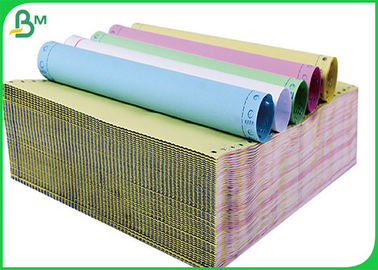 概要の印刷のための100%のバージンの木材パルプの別の色のCarbonlessコピー用紙