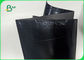 幅150cm×110yard繊維0.55mmの黒い色のハンド・バッグのための洗濯できるクラフト紙