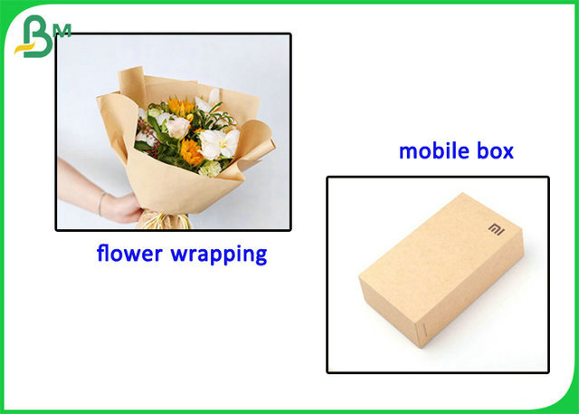 100%の花の包むことのための生物分解性のタケ パルプのクラフト紙