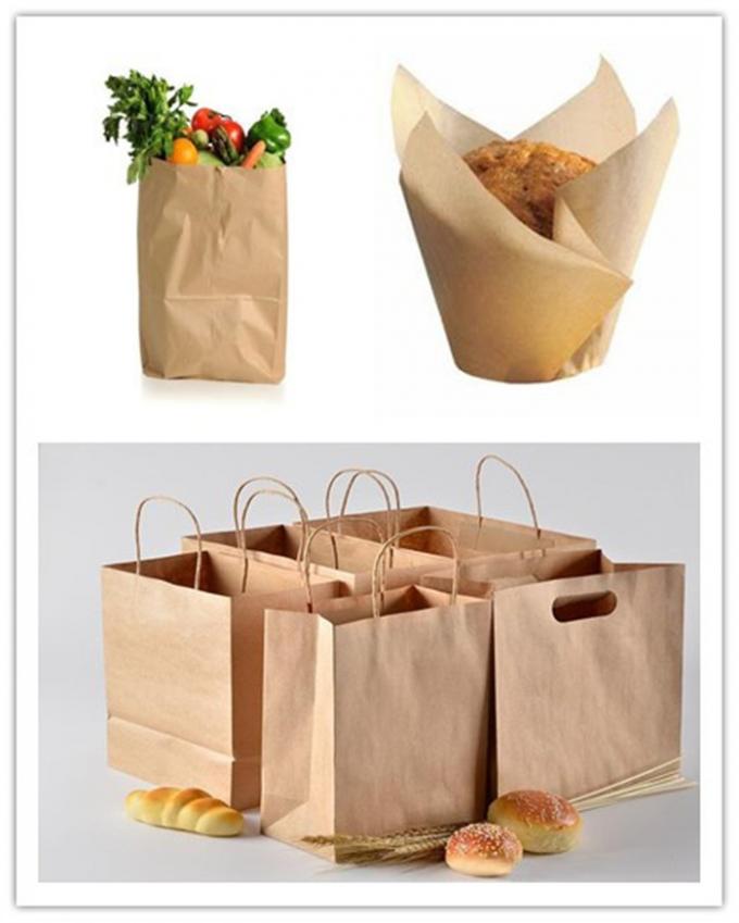 無漂白のクラフトは食糧パッキング袋のためのブラウン クラフトの包装紙をパルプにする