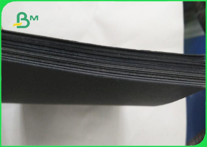 名刺のための中性の黒いカード・ストック ペーパー150gsmジェット・ブラック
