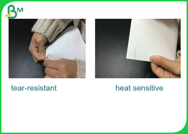 ラベルの印刷のための総合的なペーパーに塗る引き裂かれなかった130gr 150gr 180grの上昇温暖気流