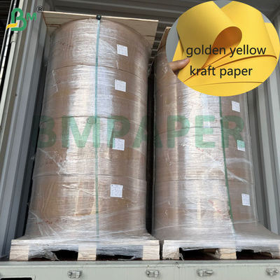 85gsm 90gsm 強度のあるゴールドイエロークラフト紙、封筒用、70cm 80cm ロール