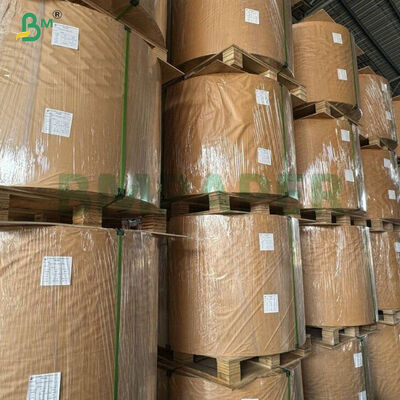 95±2gsm 茶色の樹脂コーティング冷却クラフト紙 耐水性素材 1200MM