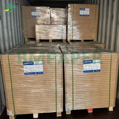 280g 食品グレード無コーティング茶色クラフトランチボード 2S PE