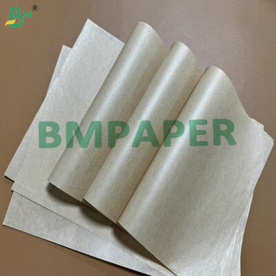 食品級 熱密封可能 15gm PE 層状 40g 50g プラスチックフォークの包装のための茶色の包装紙