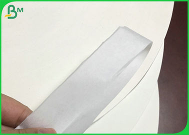 わらの包装紙のための食品等級32mm 44mmの幅28gsm白いクラフト ロールスロイス