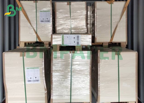 1200gsm Couche複式アパートの厚い板シートの白い灰色1の側面は塗った