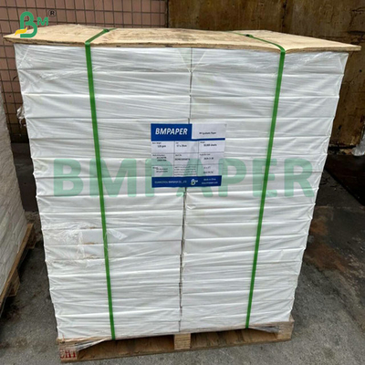 120um 130um 白色マットレーザー印刷 ラベル用合成紙 33cm x 48.5cm