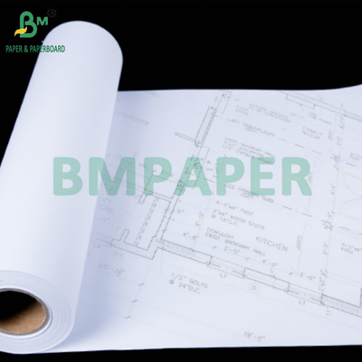 80GSM 建築図面用のプロッター・ボンド紙巻 841mm x 50m 2'コア