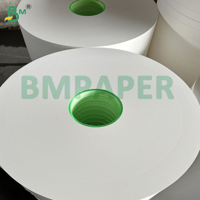 食品級 ホワイト 歯磨き用 包装紙 ロール 24 - 28GSM 26.5-32mm 幅 純紙パルス 生物分解性 クラフト