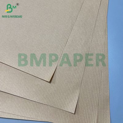 ヴァージンウッドパルス 30GSM~120GSM 未白化MGリブされたクラフト包装紙