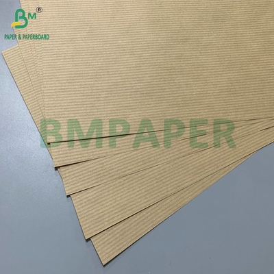 花の包装用高剛性50gsm 60gsm茶色のストライプクラフト紙