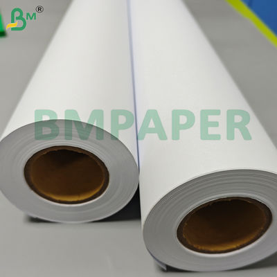 80Gsm 610mm*150m Uncoated Clear Image CAD Plotter Paper Rolls