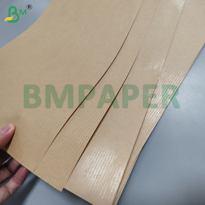 60gsm 70gsm Brown MG Ribbed Kraft Paper For Jewelry Packaging Boxes 1020mm