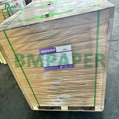 Single Sided Glazed Kraft Paper 35gsm Bleached White MG Paper