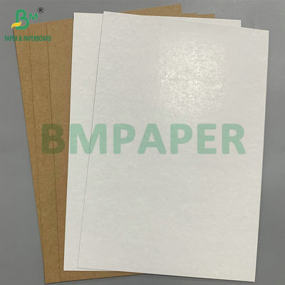 325g 350g White Coated Brown Back Kraft Board For Making Packaging Box
