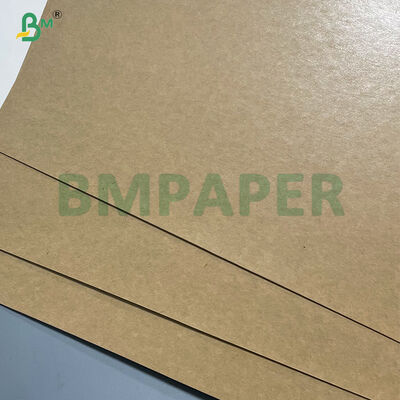 280g 食品グレード無コーティング茶色クラフトランチボード 2S PE