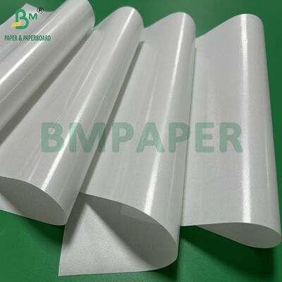 40gr 45gr White Coated Machine Glazed Paper For Wrap Straws 80cm 86cm