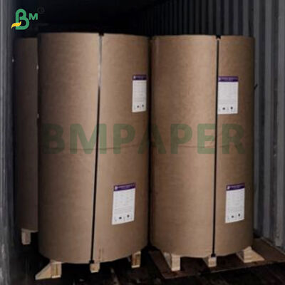 100% 純木製パルプ 75gm 80gm 85gm 紙袋の製造のためのブラウンクラフトライナー紙