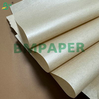 食品級 熱密封可能 15gm PE 層状 40g 50g プラスチックフォークの包装のための茶色の包装紙