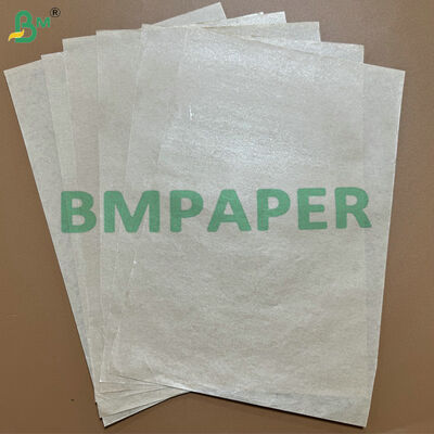 食品級 熱密封可能 15gm PE 層状 40g 50g プラスチックフォークの包装のための茶色の包装紙