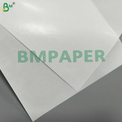 High Shine Bright White Glossy Label Top Paper Material 80gr