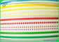 習慣は色刷のストローのペーパー ロールのための60gsm 120gsmの食品等級のペーパー ロールを印刷しました