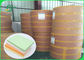 FSCの70CMを100CMと示される純粋な木材パルプの着色された緑のオフセット印刷のペーパー色