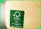 環境友好的な50gクラフト紙のブラウンの食糧包装紙ロールFSC FDA ISO