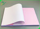 48gピンクの印刷物ビルのための青く白く連続的なCarbonlessコピー用紙 ロール